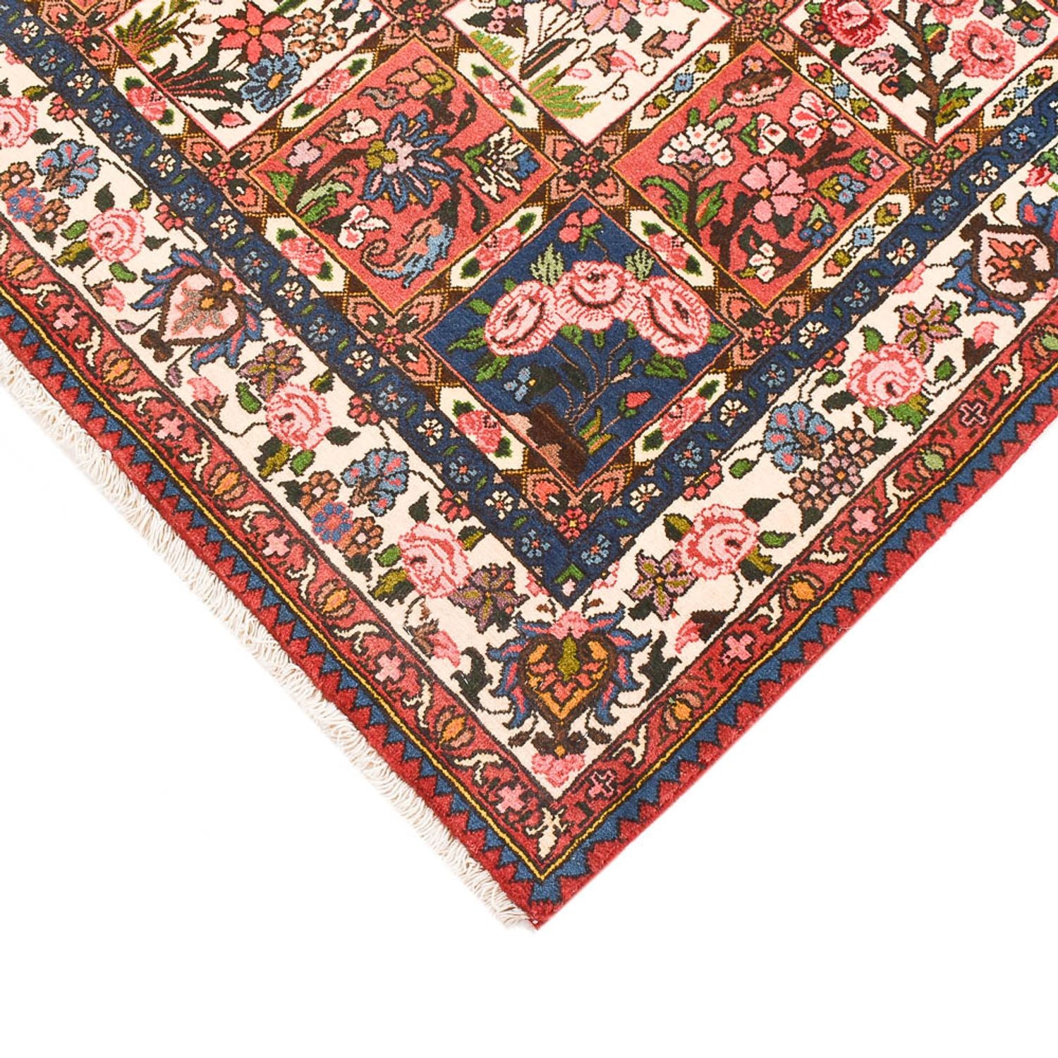 Tapis persan - Nomadic - 195 x 136 cm - multicolore