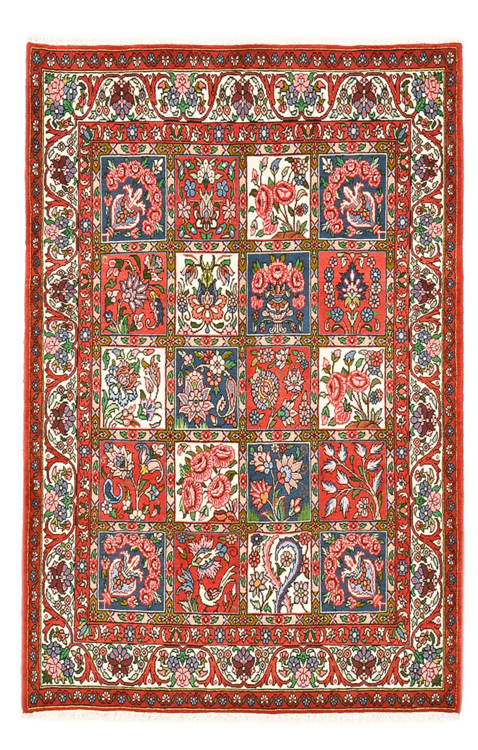 Tapis persan - Nomadic - 196 x 133 cm - multicolore
