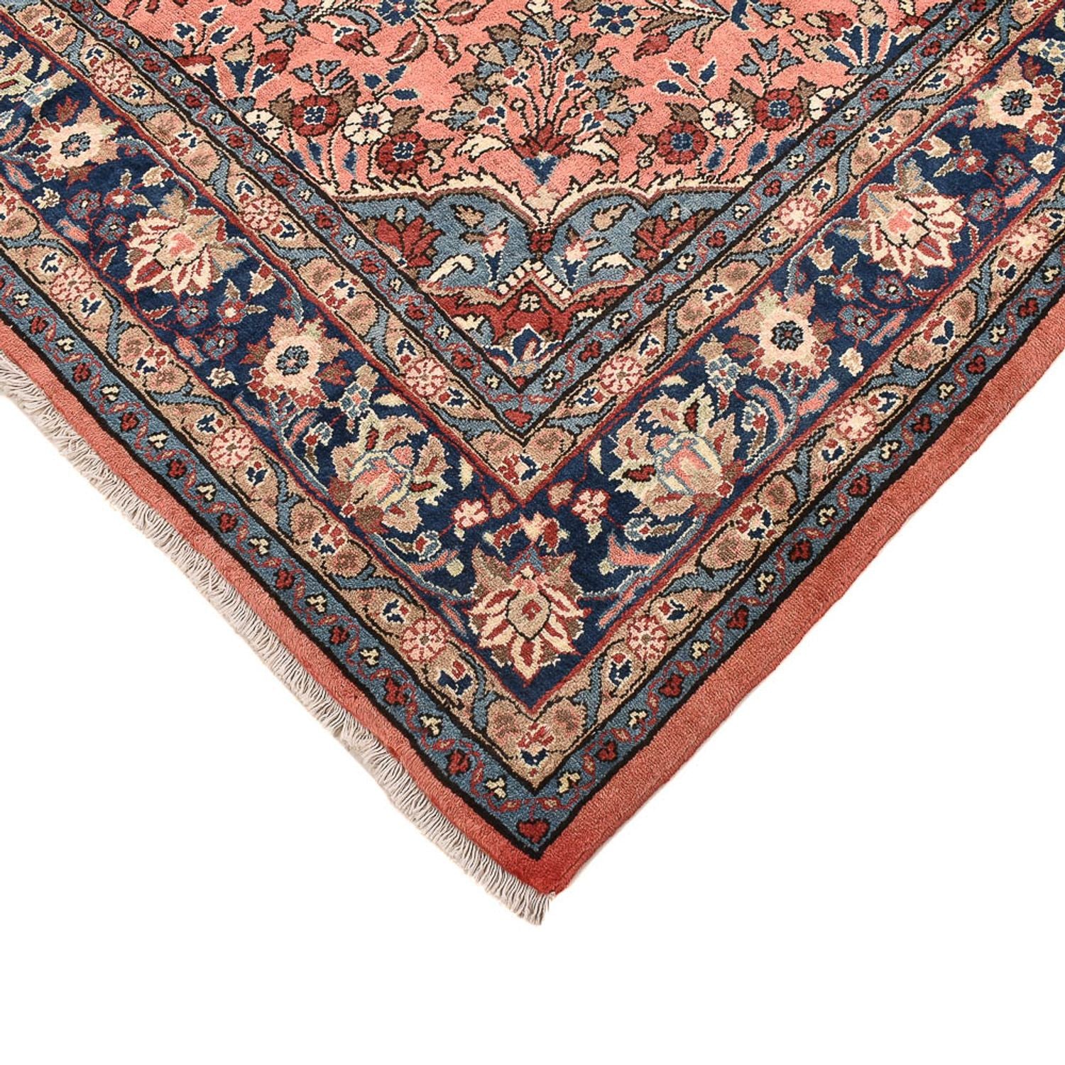 Tapis persan - Nomadic - 222 x 208 cm - rose