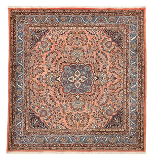 Tapis persan - Nomadic - 223 x 214 cm - rose