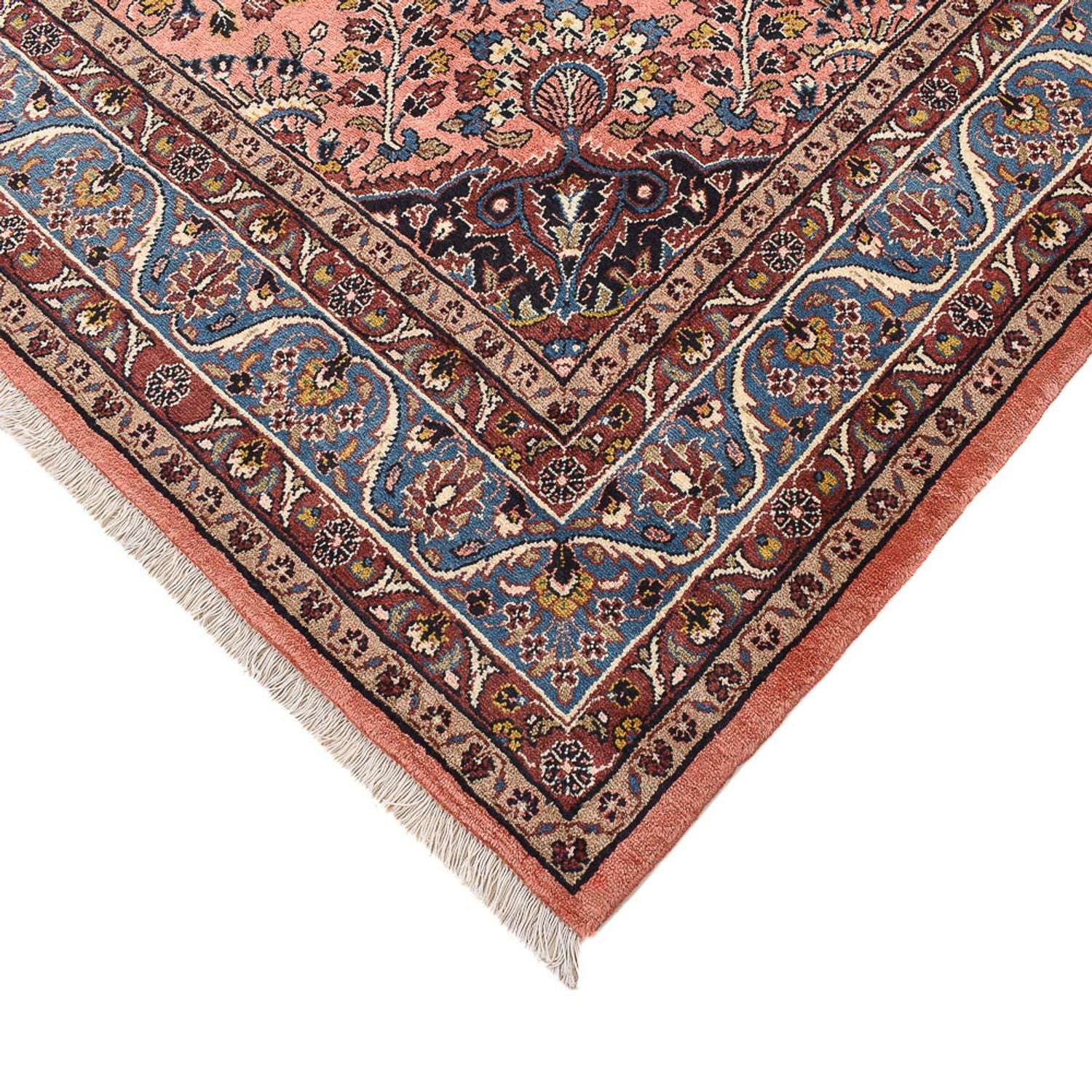 Tapis persan - Nomadic - 223 x 214 cm - rose
