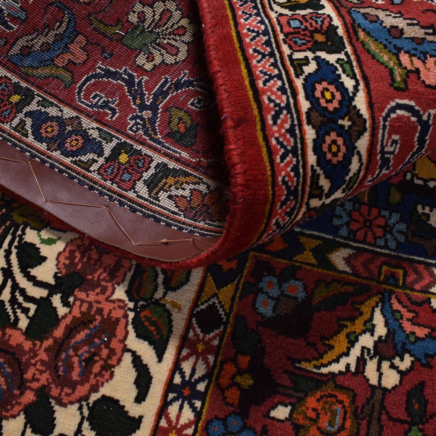 Tapis persan - Nomadic - 313 x 201 cm - rouge foncé