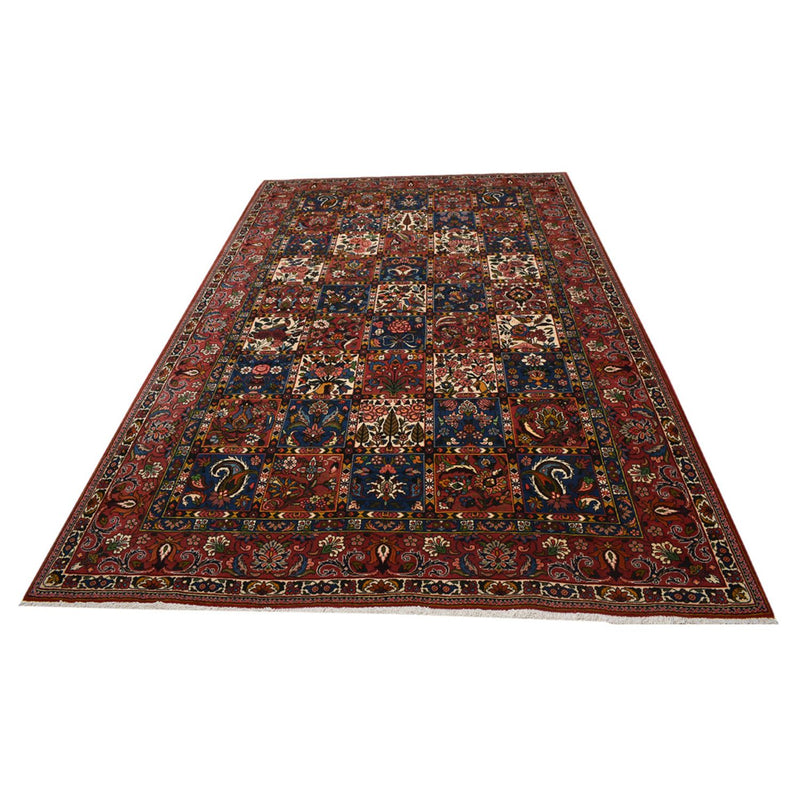 Tapis persan - Nomadic - 313 x 201 cm - rouge foncé