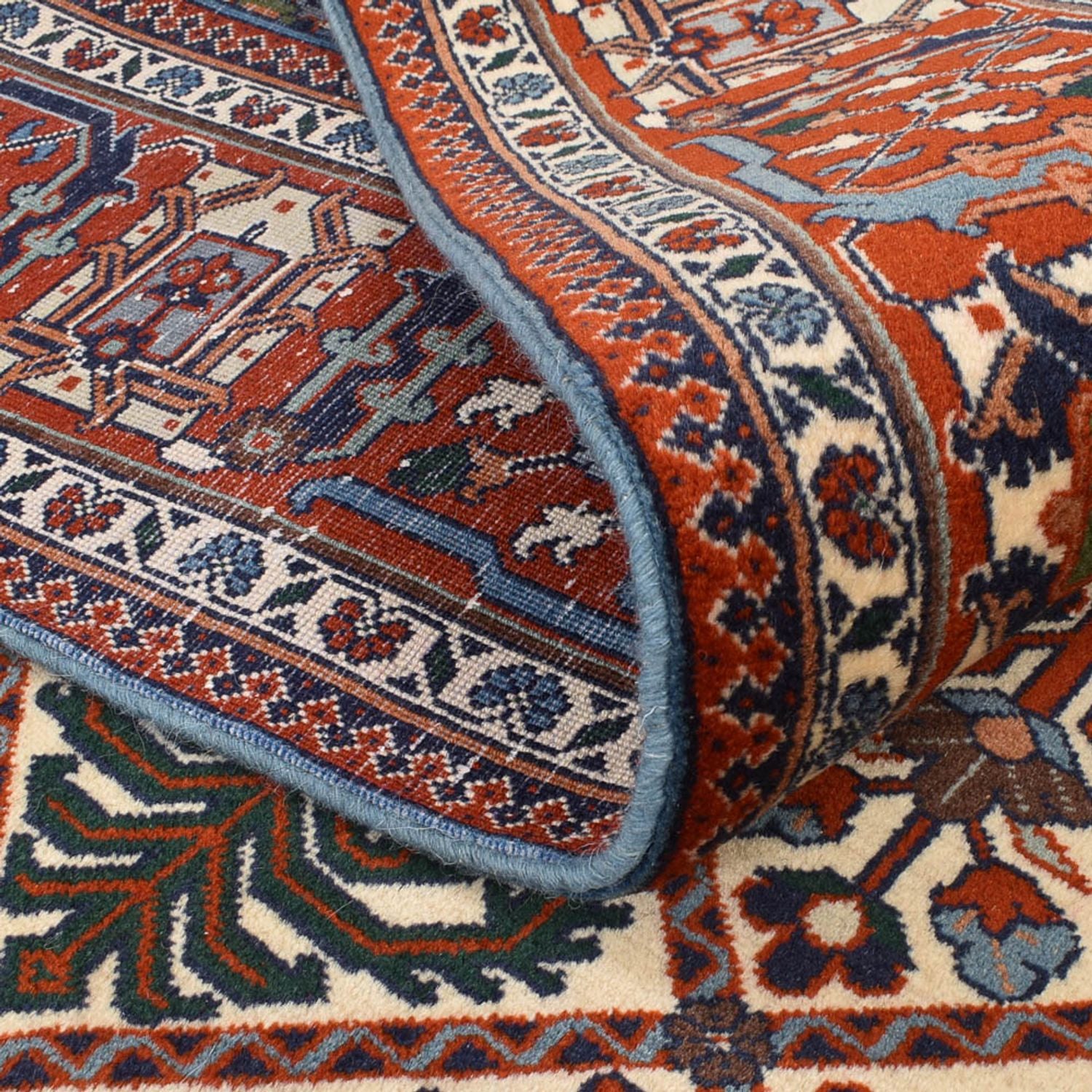 Tapis persan - Nomadic - 238 x 168 cm - rouille