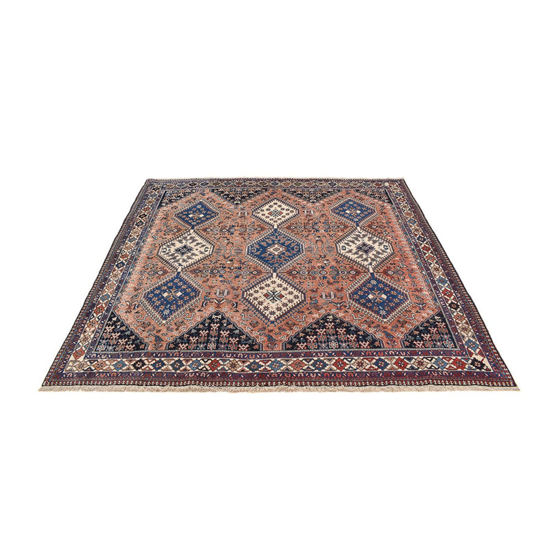 Tapis persan - Nomadic carré  - 203 x 193 cm - rouge clair