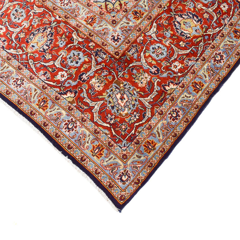 Tapis persan - Keshan - 424 x 308 cm - bleu foncé