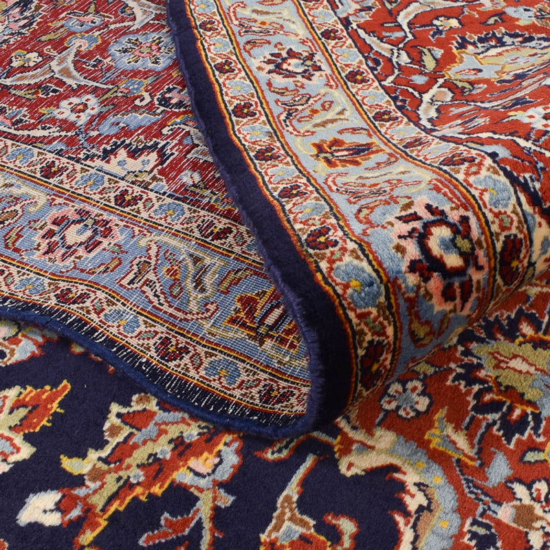 Tapis persan - Keshan - 424 x 308 cm - bleu foncé