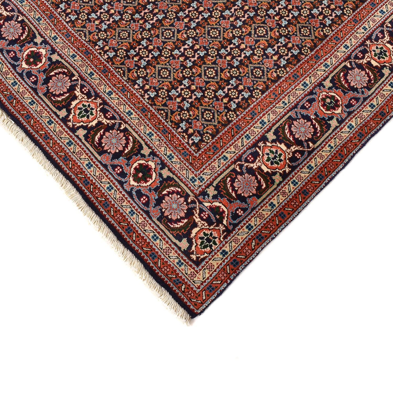 Tapis persan - Nomadic - 280 x 199 cm - rouge bordeaux