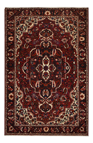 Tapis persan - Nomadic - 313 x 203 cm - rouge foncé