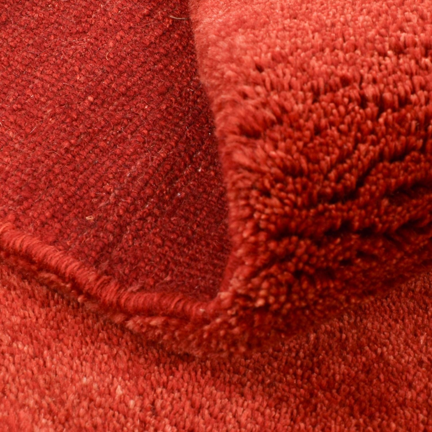 Tapis Gabbeh - Persan - 177 x 126 cm - rouge