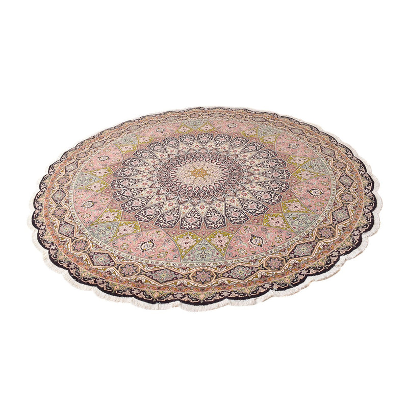 Tapis persan - Tabriz - Royal ronde  - 250 x 250 cm - multicolore
