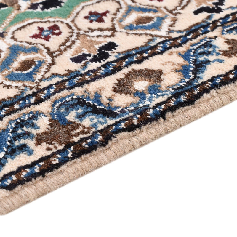 Tapis persan - Nain - Royal - 140 x 87 cm - vert