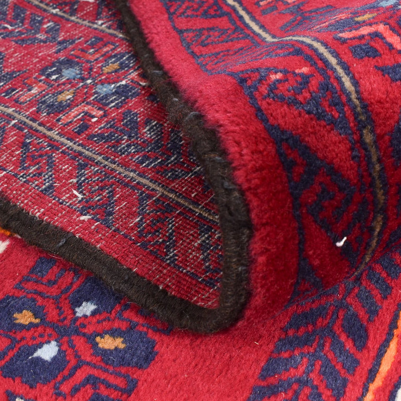Tapis de couloir Tapis Belutsch - 416 x 100 cm - rouge