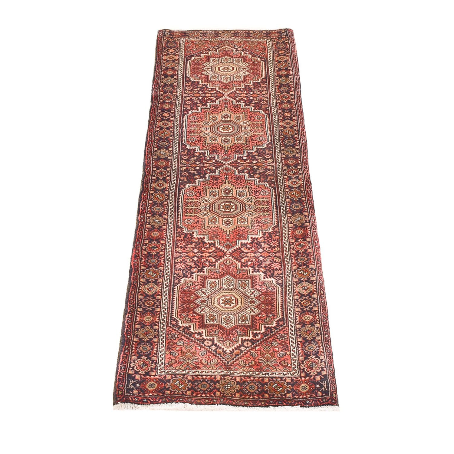 Tapis de couloir Tapis persan - Nomadic - 185 x 52 cm - rouille