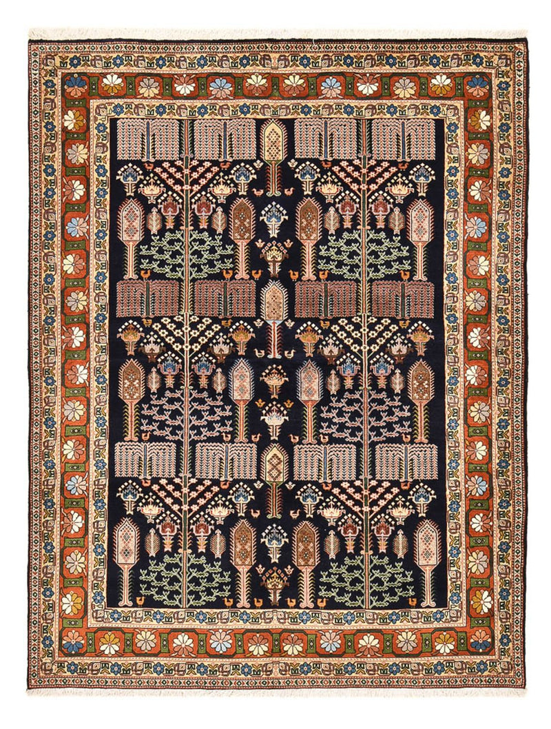Tapis persan - Classique - 233 x 178 cm - bleu foncé