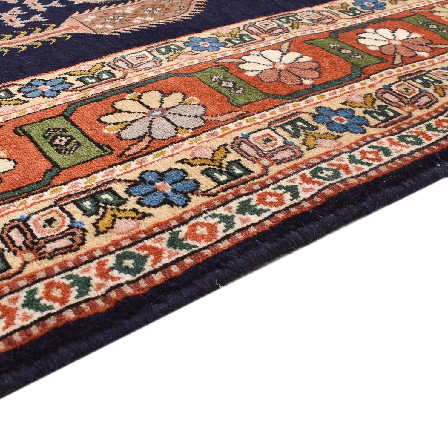 Tapis persan - Classique - 233 x 178 cm - bleu foncé