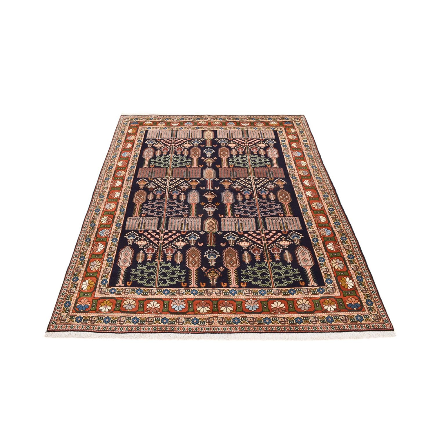 Tapis persan - Classique - 233 x 178 cm - bleu foncé