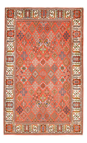 Tapis persan - Nomadic - 218 x 135 cm - rouge clair
