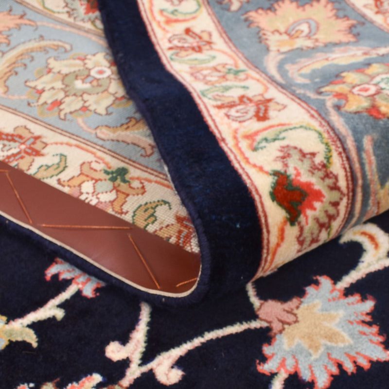 Tapis persan - Bidjar - 269 x 166 cm - bleu foncé