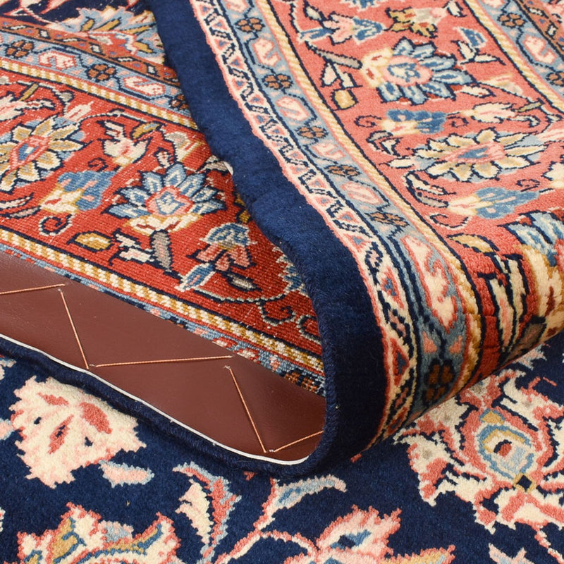Tapis persan - Keshan - 234 x 143 cm - bleu foncé