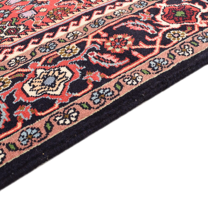 Tapis persan - Bidjar - 132 x 83 cm - rouge clair
