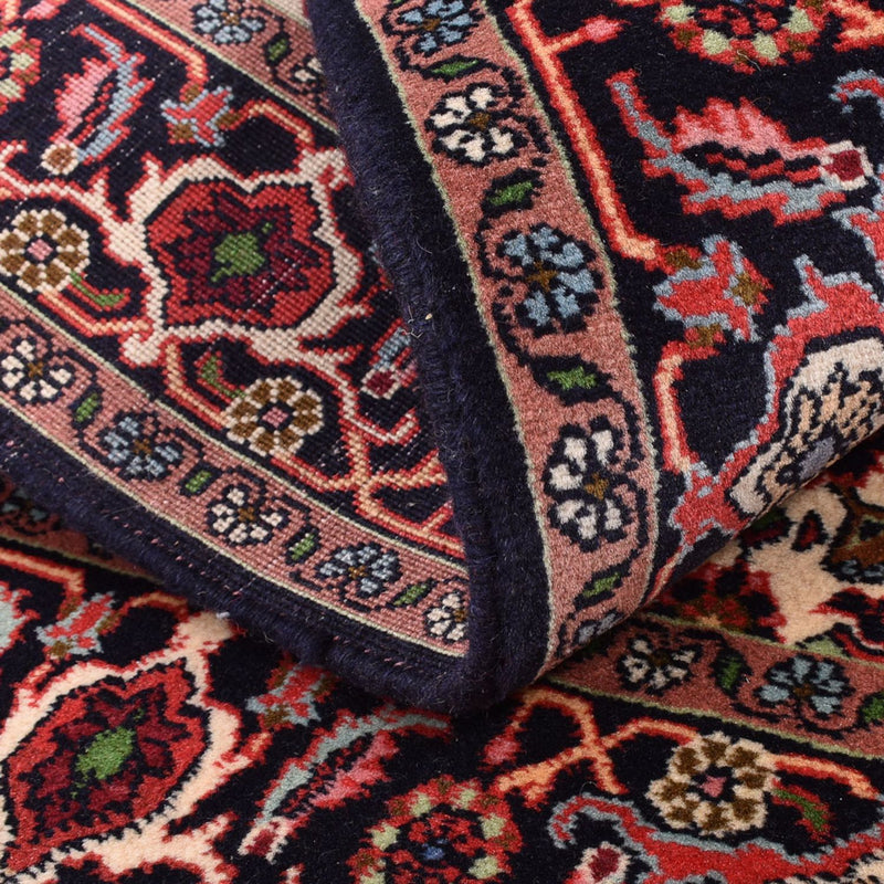 Tapis persan - Bidjar - 132 x 83 cm - rouge clair