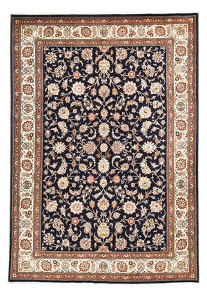 Tapis persan - Classique - Royal - 345 x 246 cm - bleu foncé