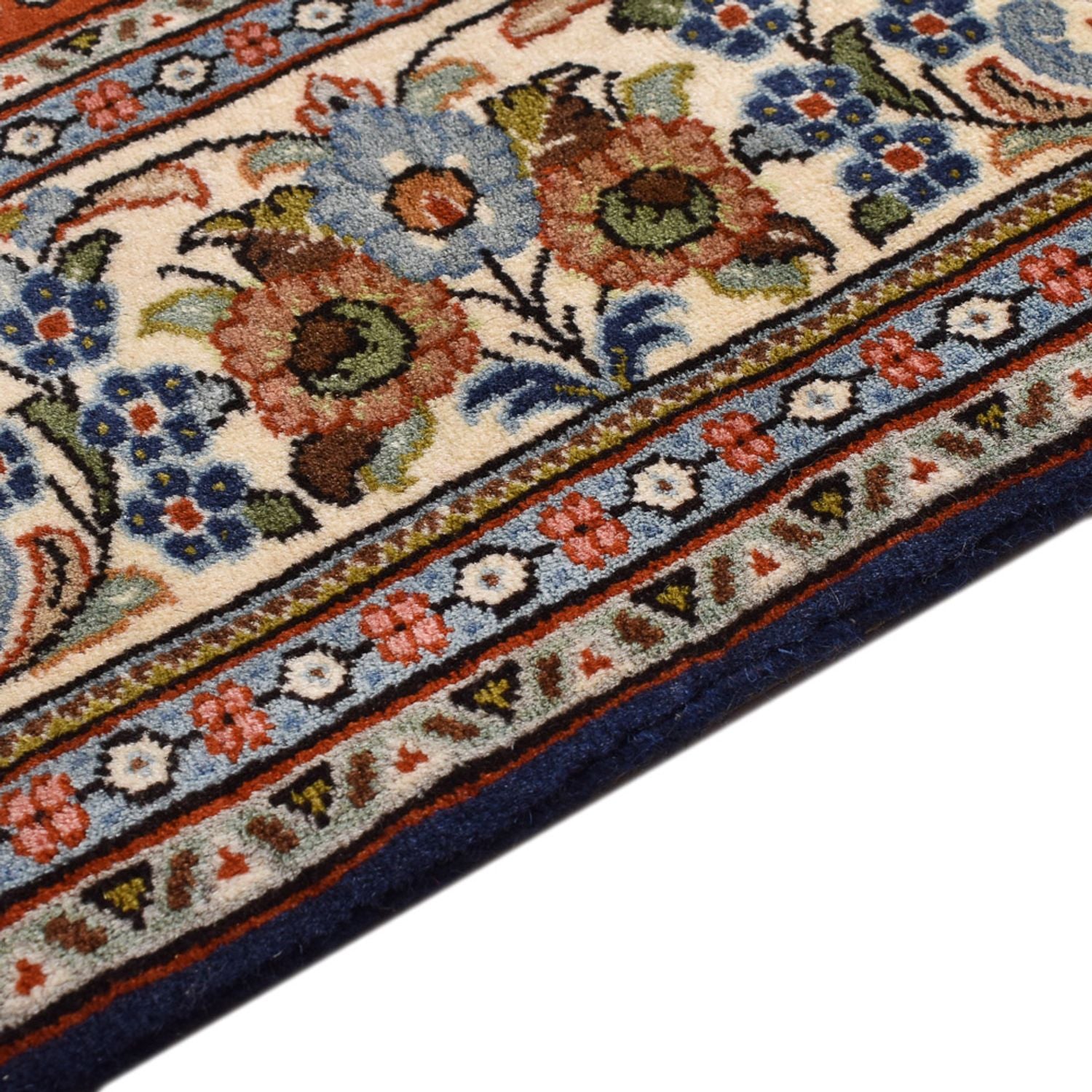 Perserteppich - Ghom - Royal - 188 x 130 cm - hellbeige