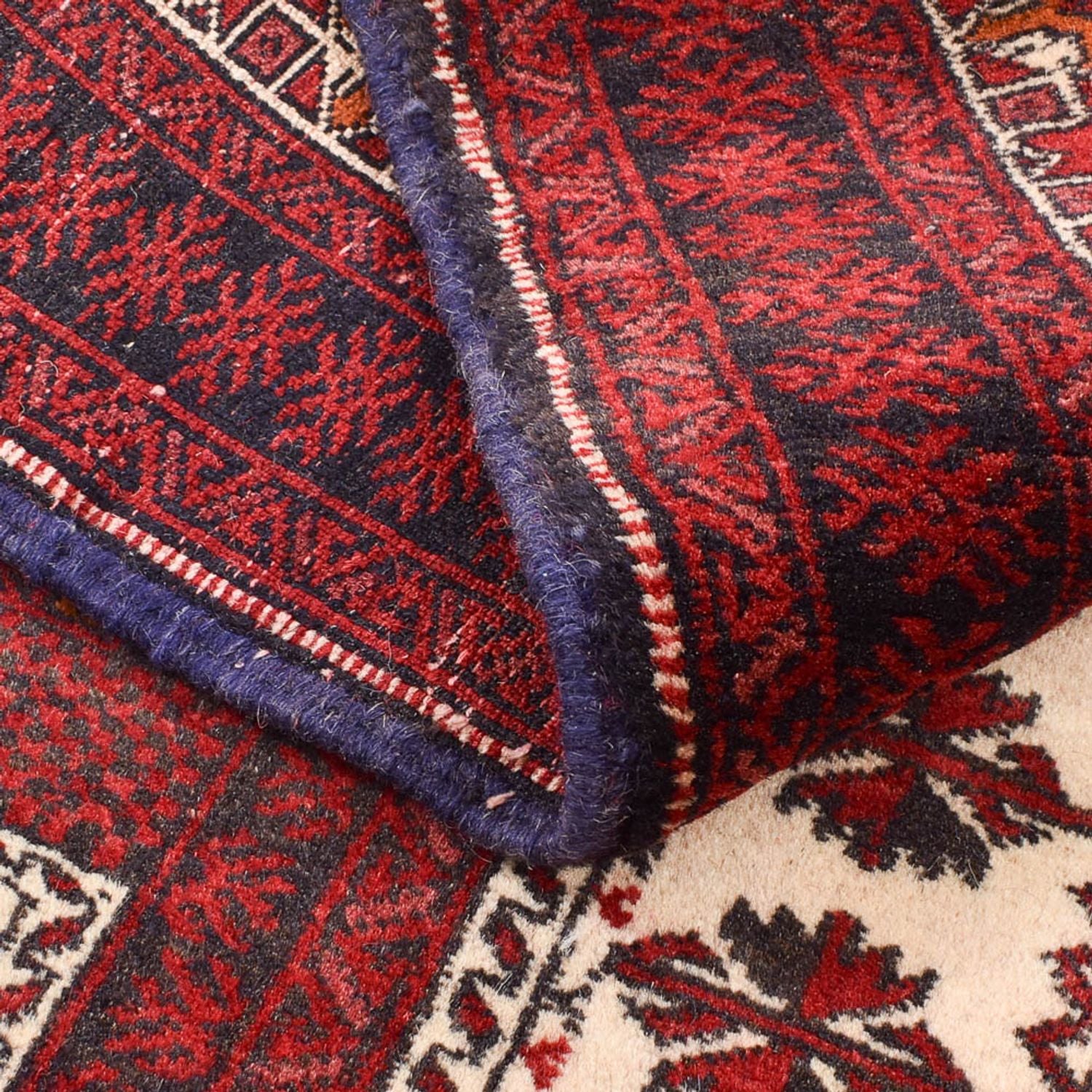 Tapis Belutsch - 143 x 97 cm - multicolore