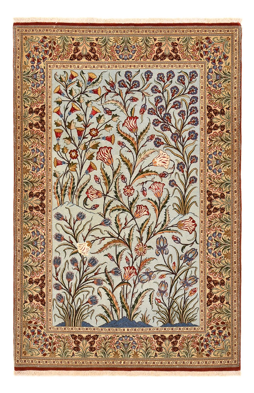 Perserteppich - Ghom - Royal - 200 x 131 cm - mehrfarbig