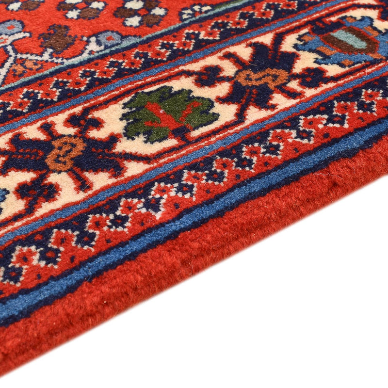 Tapis persan - Nomadic - 150 x 113 cm - rouge
