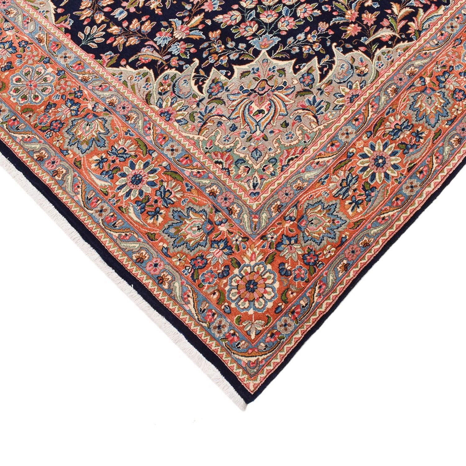 Tapis persan - Royal - 314 x 194 cm - bleu foncé