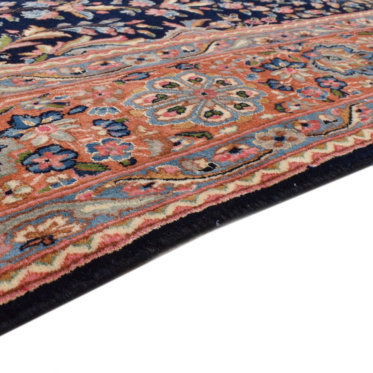Tapis persan - Royal - 314 x 194 cm - bleu foncé