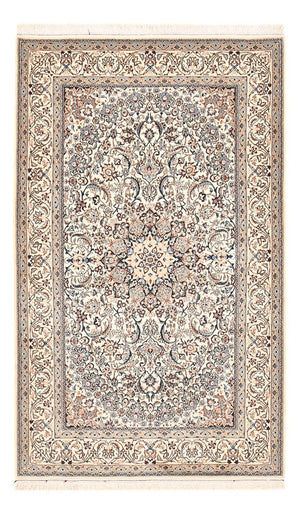 Tapis persan - Nain - Premium - 208 x 124 cm - beige clair
