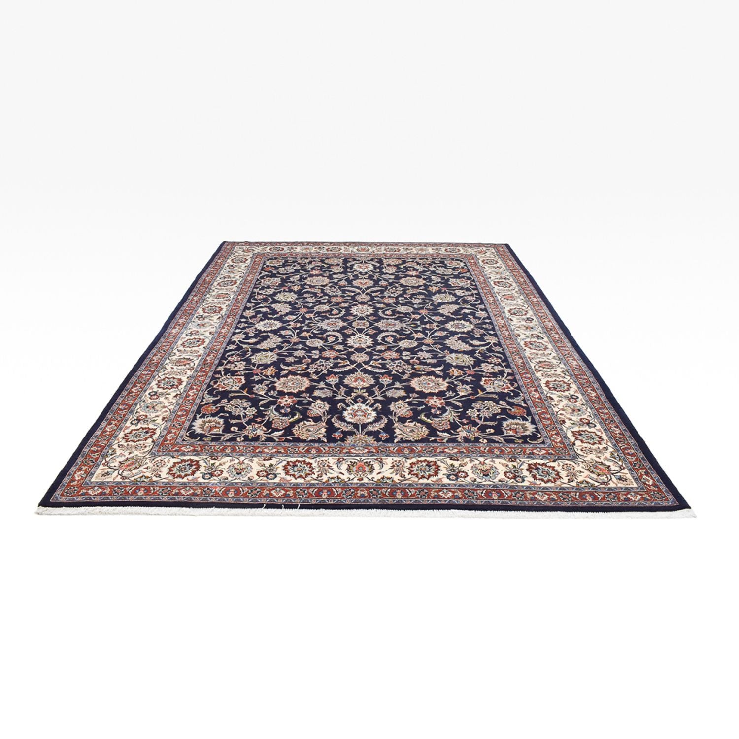 Tapis persan - Classique - Royal - 343 x 250 cm - bleu foncé
