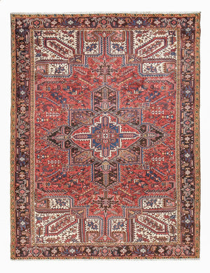Tapis persan - Nomadic - 335 x 253 cm - rouge
