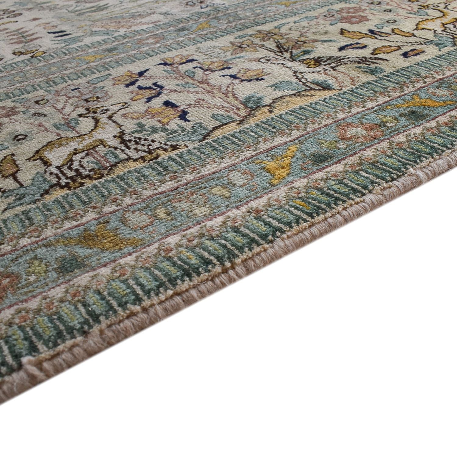 Tapis persan - Classique originale  - 365 x 302 cm - vert clair