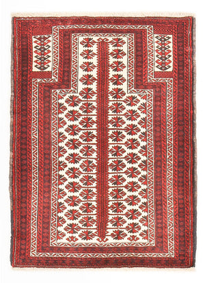 Tapis Belutsch - 137 x 100 cm - multicolore