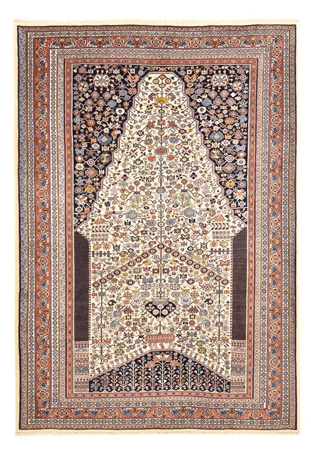 Tapis Gabbeh - Persan Kashkuli - 295 x 205 cm - beige