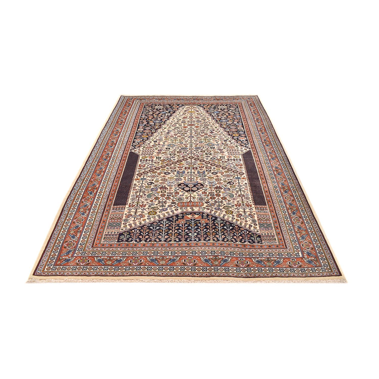 Tapis Gabbeh - Persan Kashkuli - 295 x 205 cm - beige