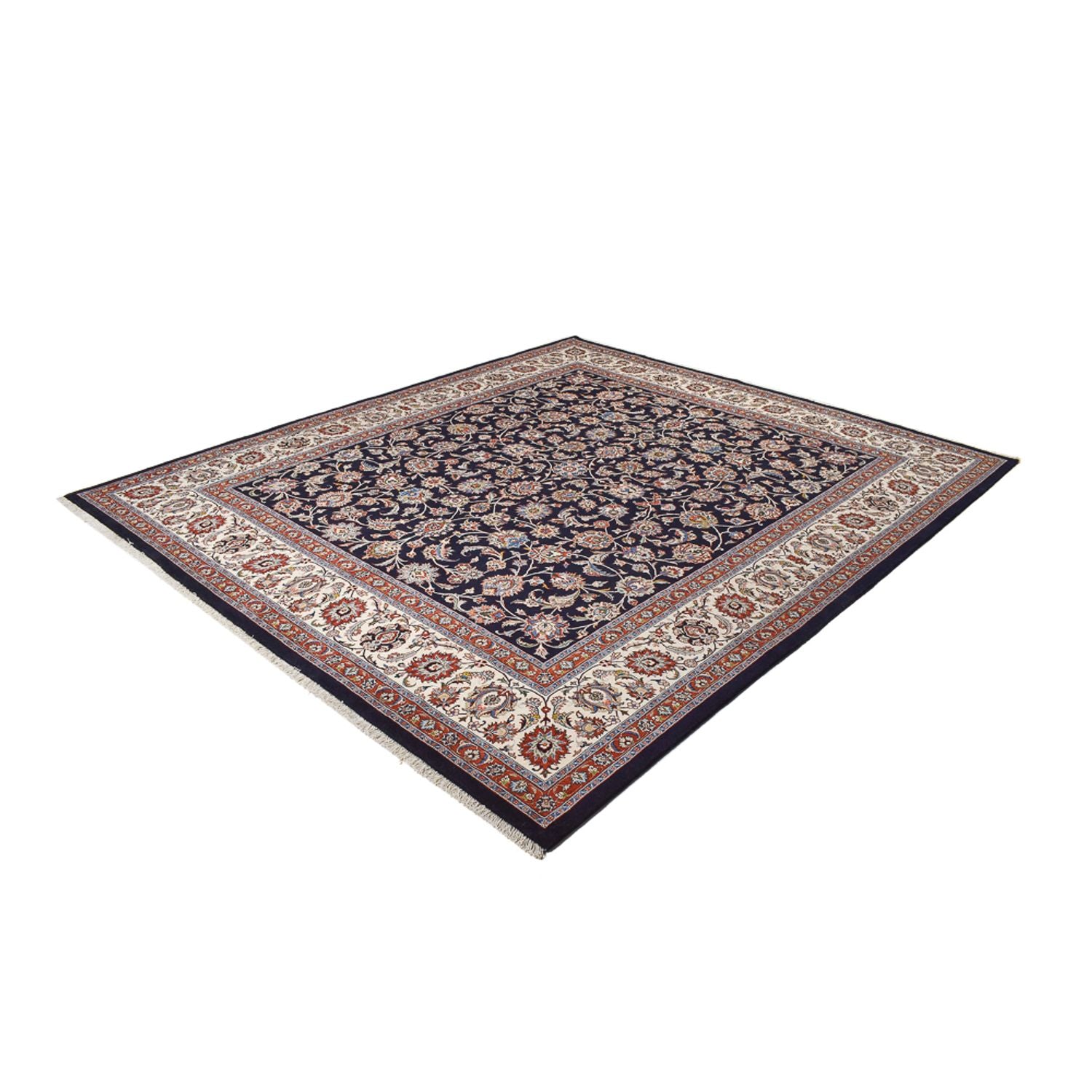 Tapis persan - Classique - 350 x 301 cm - bleu foncé
