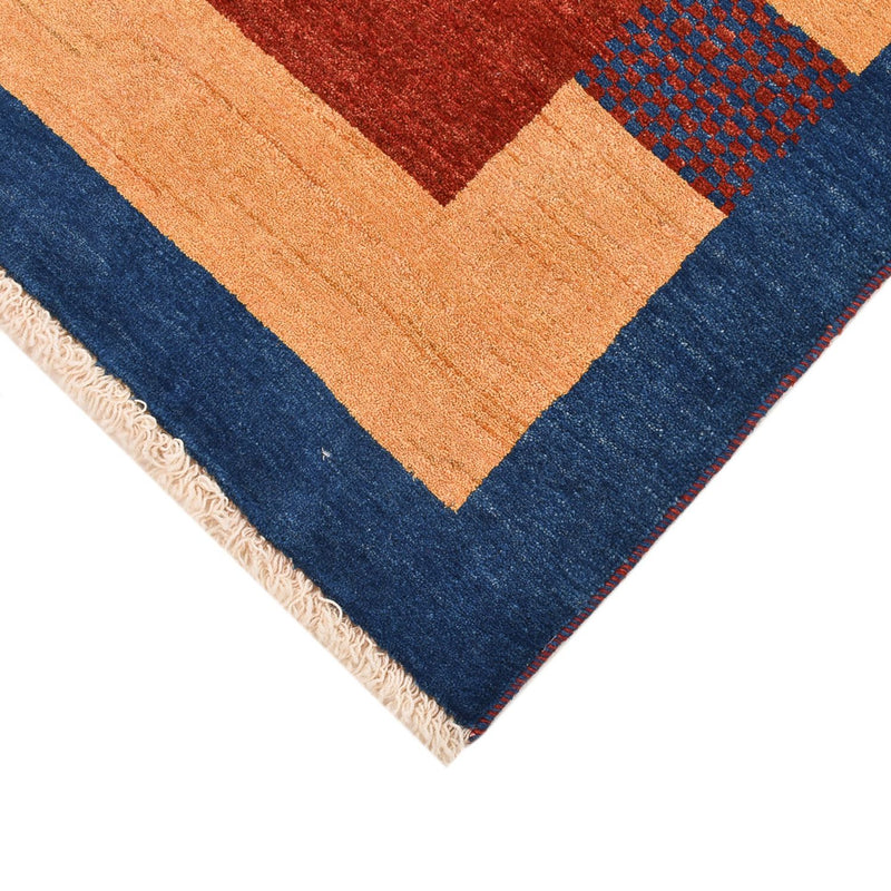 Tapis Gabbeh - Loribaft Persan - 146 x 101 cm - multicolore