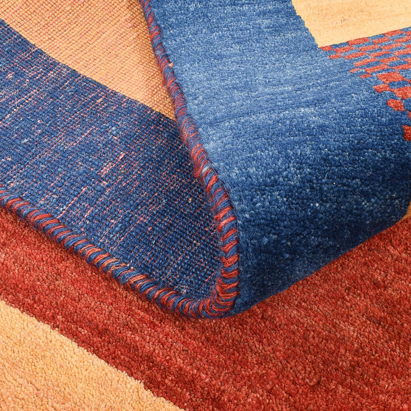 Tapis Gabbeh - Loribaft Persan - 146 x 101 cm - multicolore