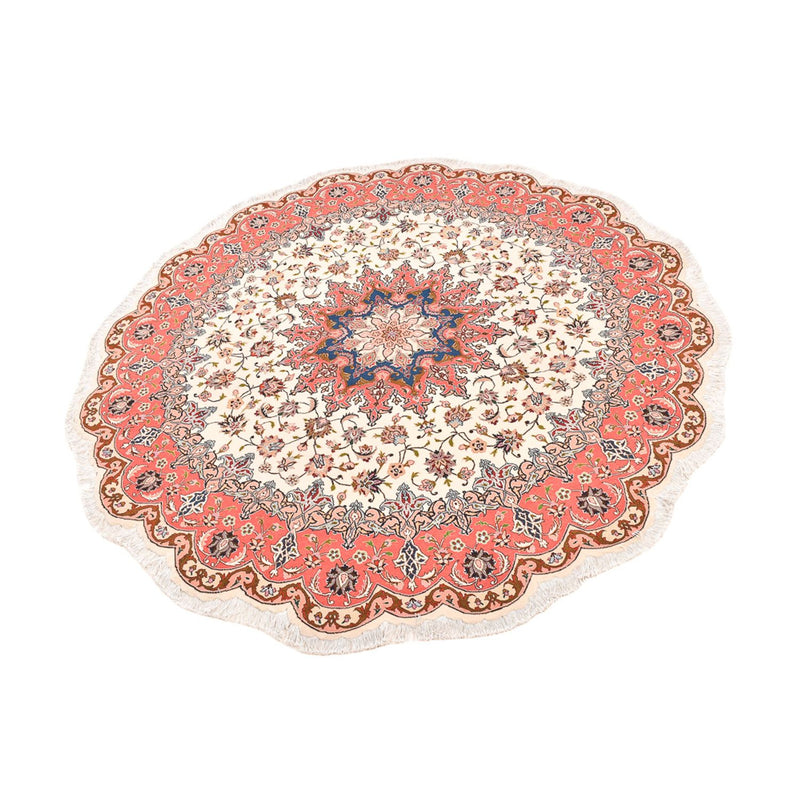 Tapis persan - Tabriz - Royal ronde  - 200 x 200 cm - multicolore