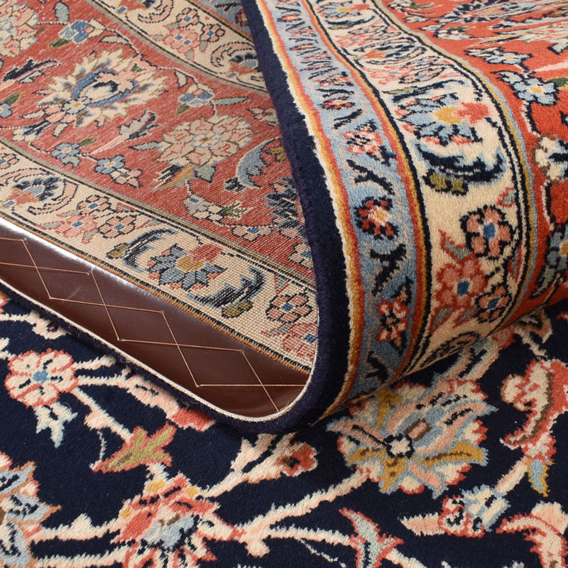 Tapis persan - Classique - 296 x 247 cm - bleu foncé