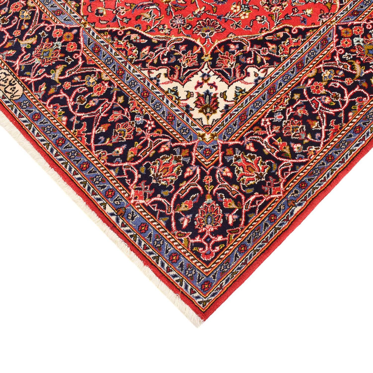 Tapis persan - Keshan - 225 x 141 cm - rouge