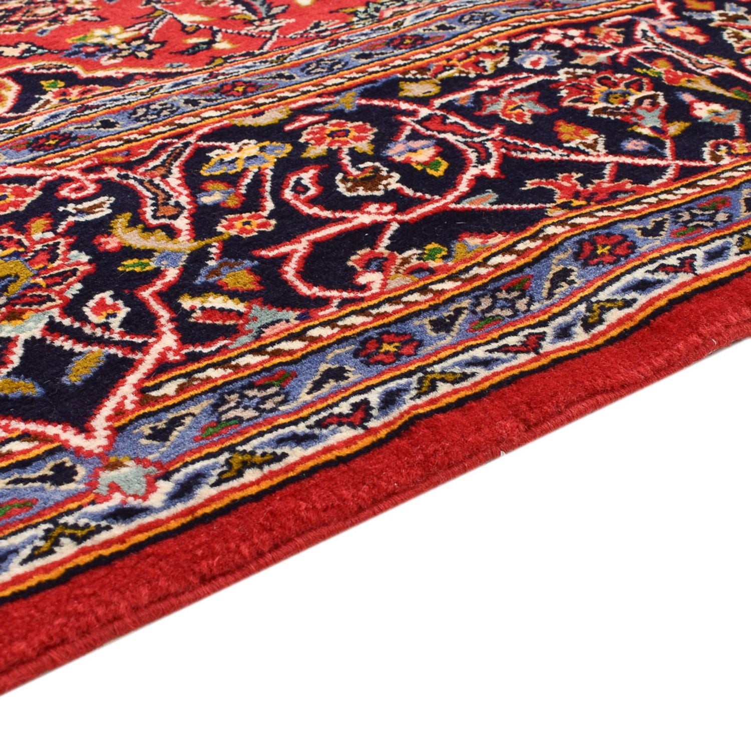 Tapis persan - Keshan - 225 x 141 cm - rouge