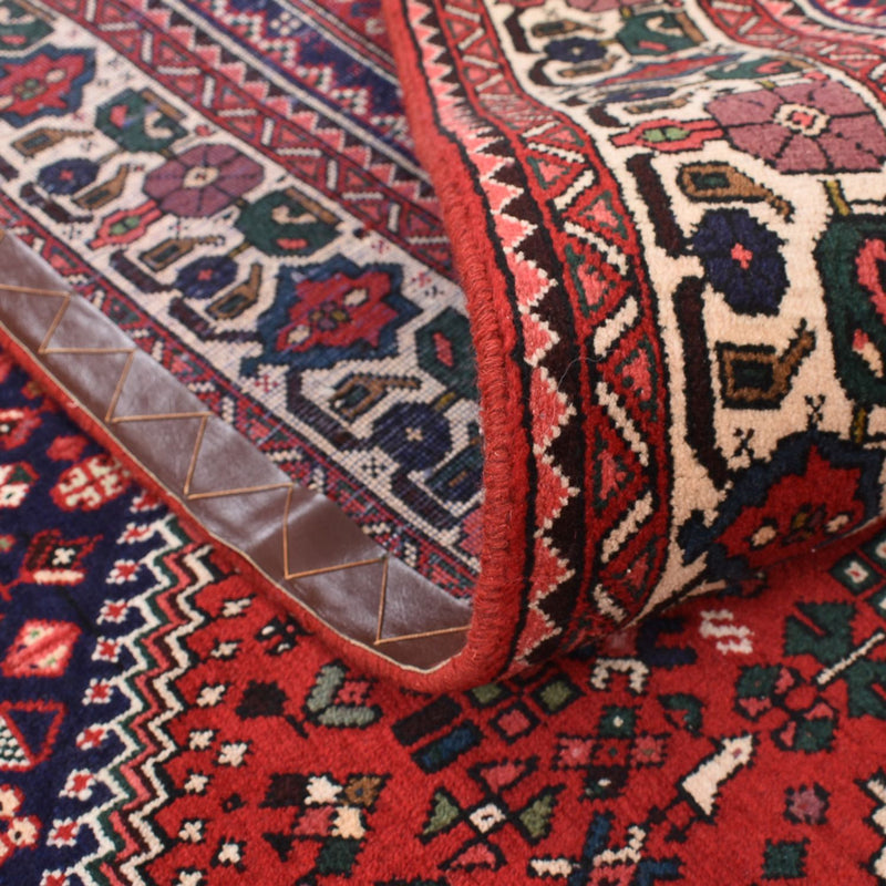 Tapis persan - Nomadic carré  - 198 x 198 cm - rouge