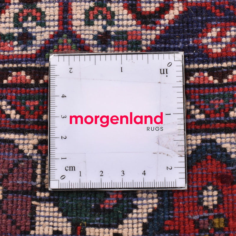 Tapis persan - Nomadic carré  - 198 x 198 cm - rouge