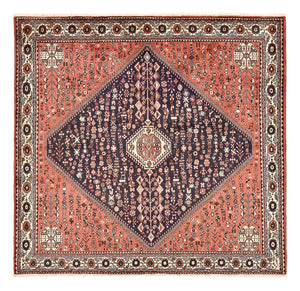 Tapis persan - Nomadic carré  - 203 x 196 cm - rouge clair